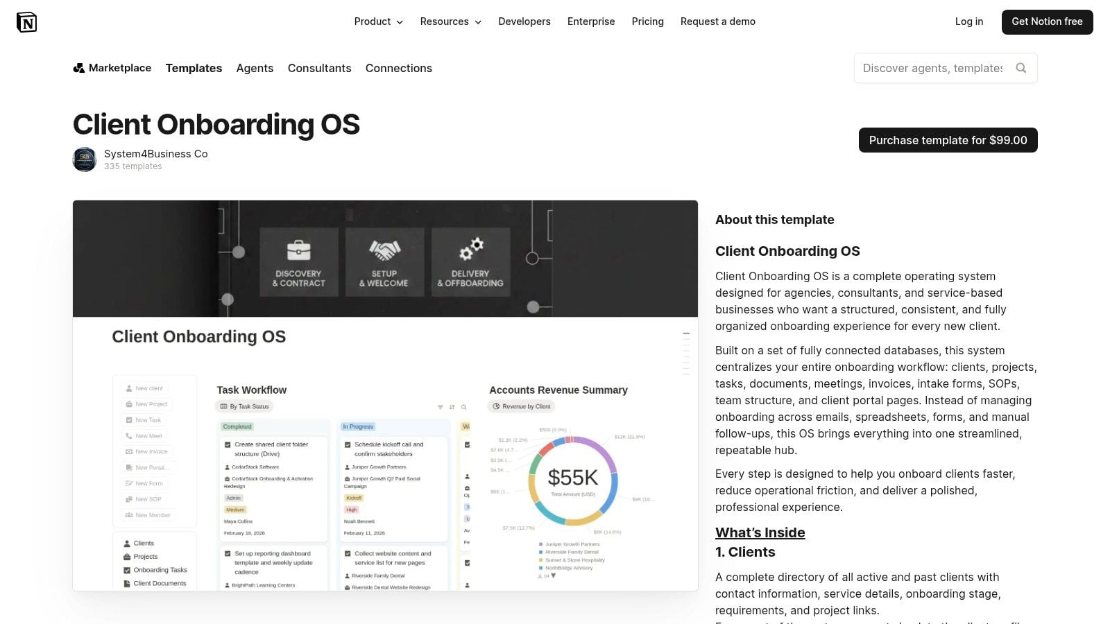 Notion Client Onboarding OS